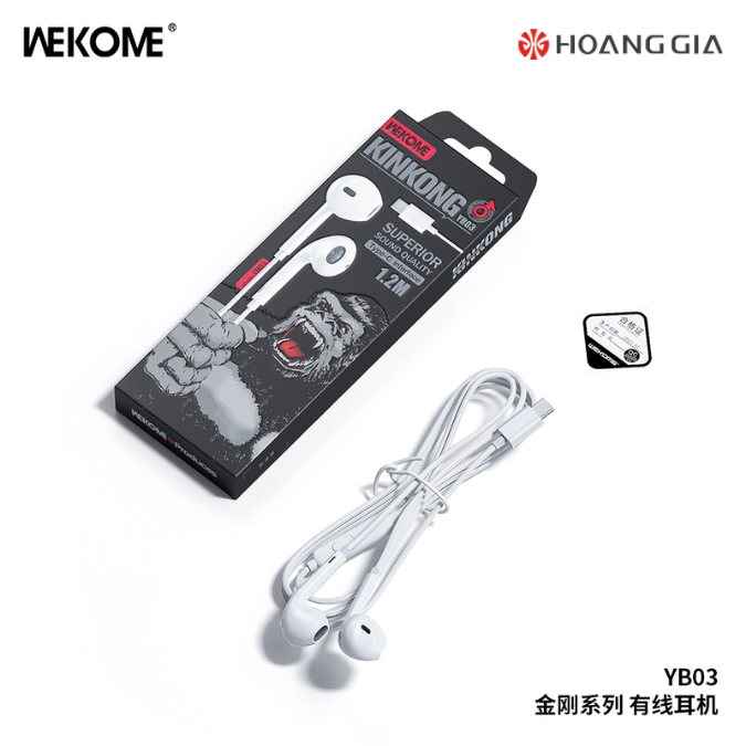 Tai nghe có dây WEKOME YB03 Type-C