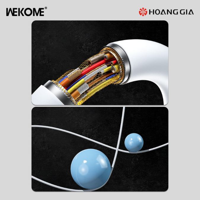 Tai nghe có dây WEKOME YB10 Lightning