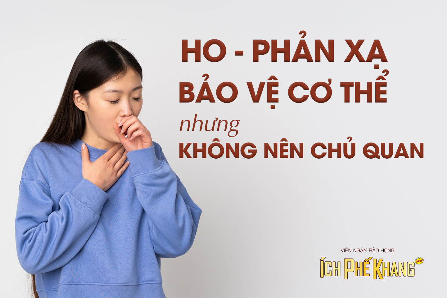 5 thói quen tưởng vô hại lại khiến cơn ho kéo dài mãi không dứt