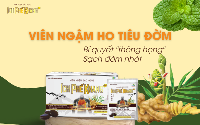 Viên ngậm ho tiêu đờm: Bí quyết 