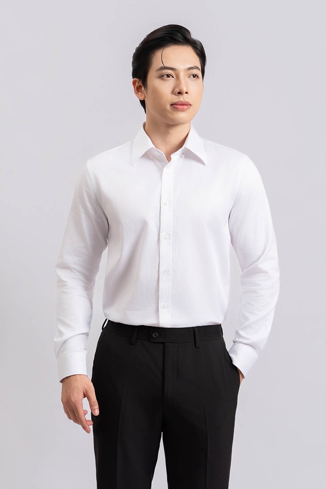 ELEGANT-Áo Sơ Mi Cottton Premium SMD.1485