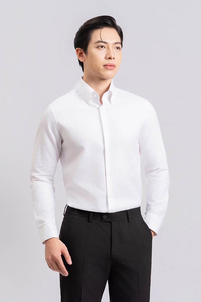 ELEGANT -Áo Sơ Mi Cottton Premium SMD.1484