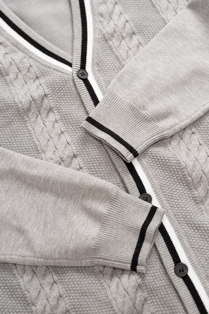 Áo Len Cardigan Herringbone ALD.277