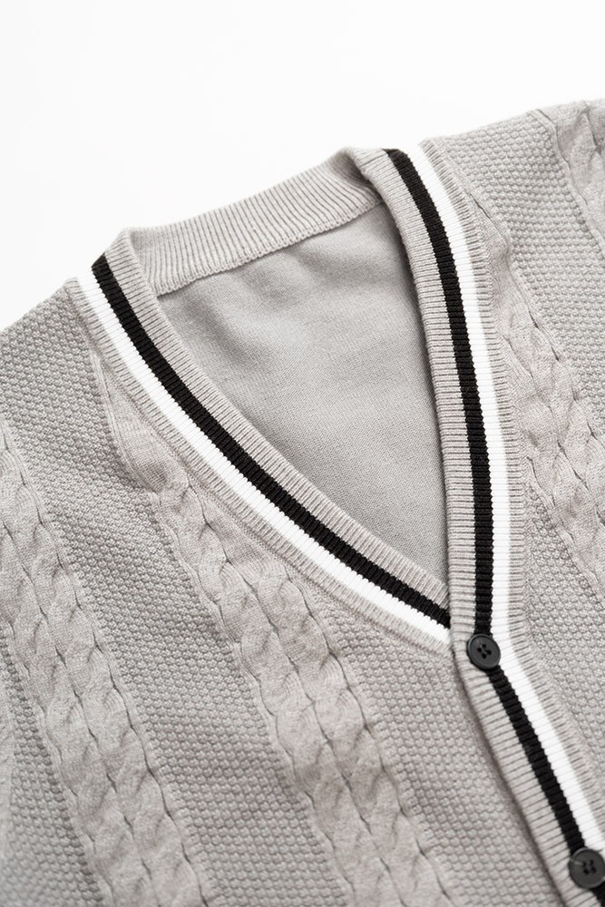 Áo Len Cardigan Herringbone ALD.277