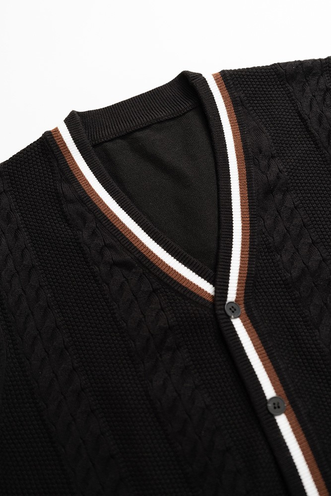 Áo Len Cardigan Herringbone ALD.275