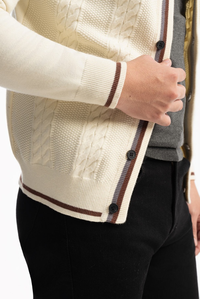 Áo Len Cardigan Herringbone ALD.276