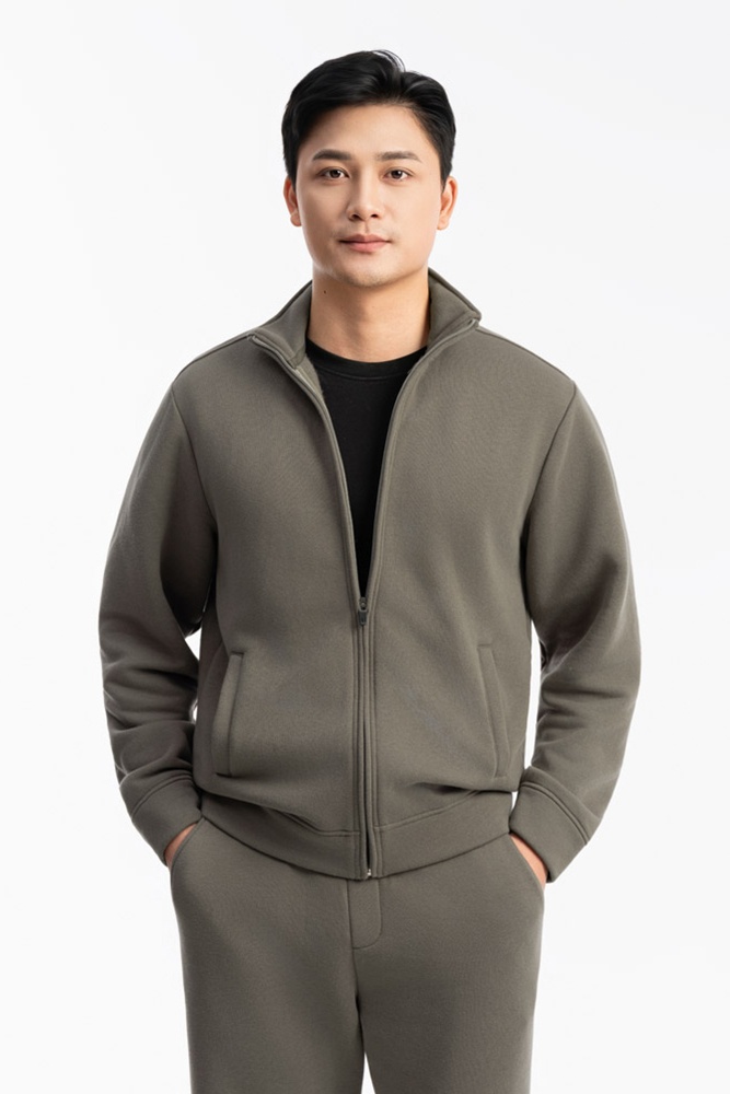 Bộ Nỉ Kéo Khóa BNP.019