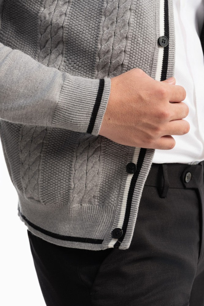 Áo Len Cardigan Herringbone ALD.277