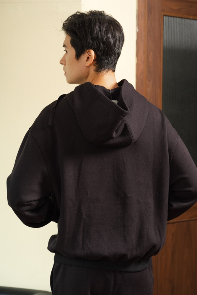 Bộ Nỉ Hoodie Đen GBN.002