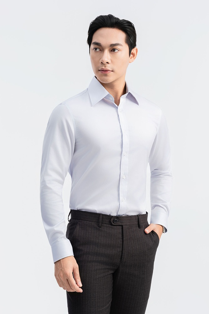 ELEGANT-Áo Sơ Mi Cottton Premium SMD.1479