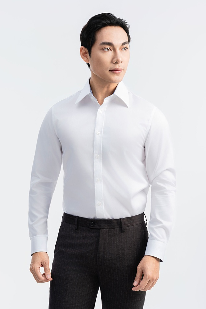 ELEGANT-Áo Sơ Mi Cottton Premium SMD.1481