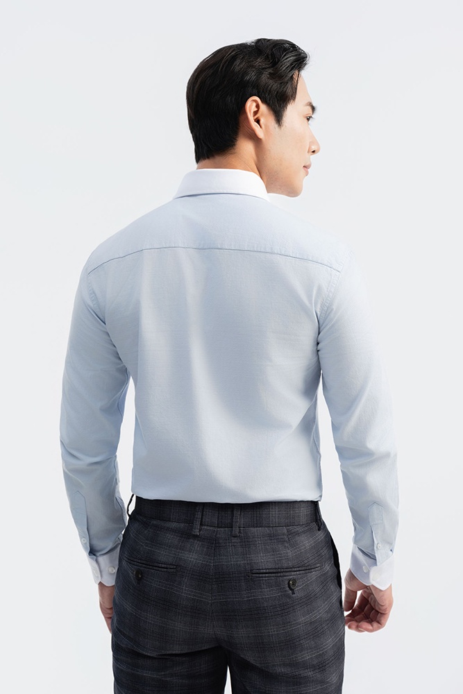 ELEGANT-Áo Sơ Mi Cotton SMD.1480