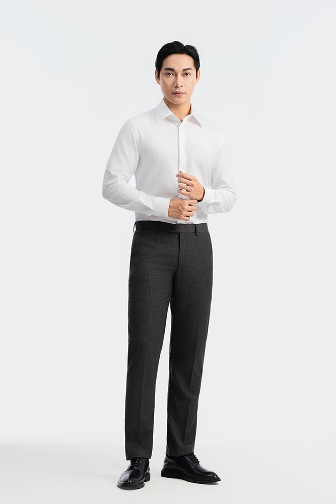 ELEGANT-Áo Sơ Mi Cotton SMD.1482