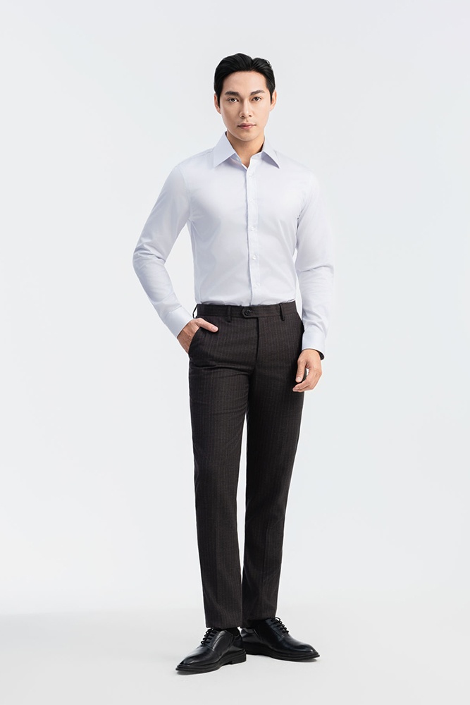 ELEGANT-Áo Sơ Mi Cottton Premium SMD.1479