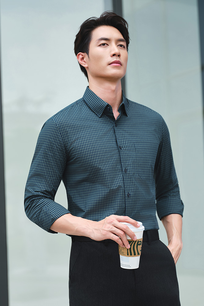 Áo Sơ Mi Cotton Organic SMD.1521