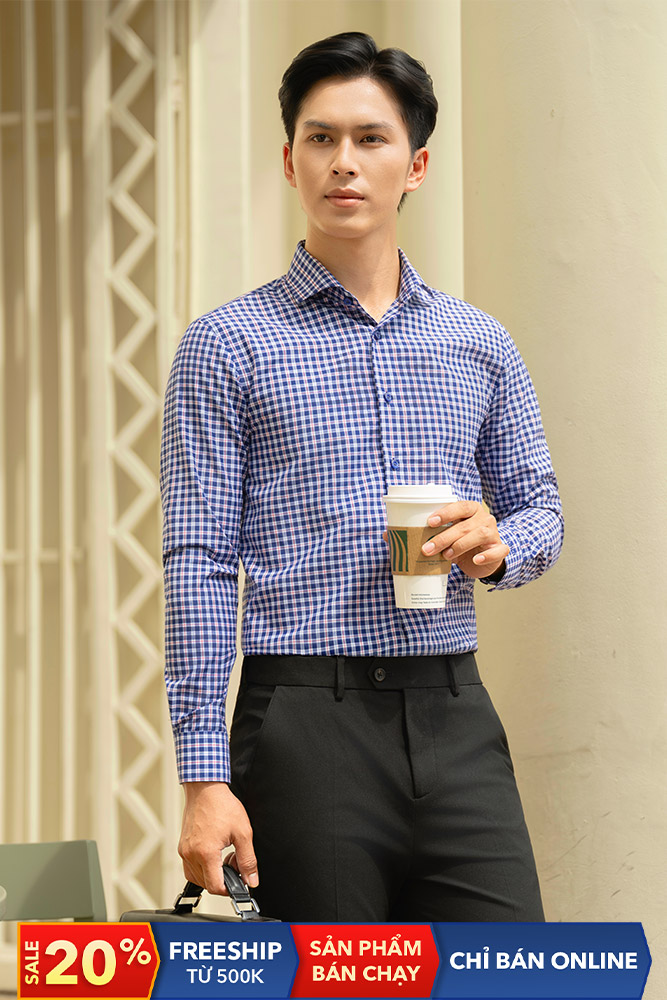 BASIC-Áo Sơ Mi Cotton SMD.1533