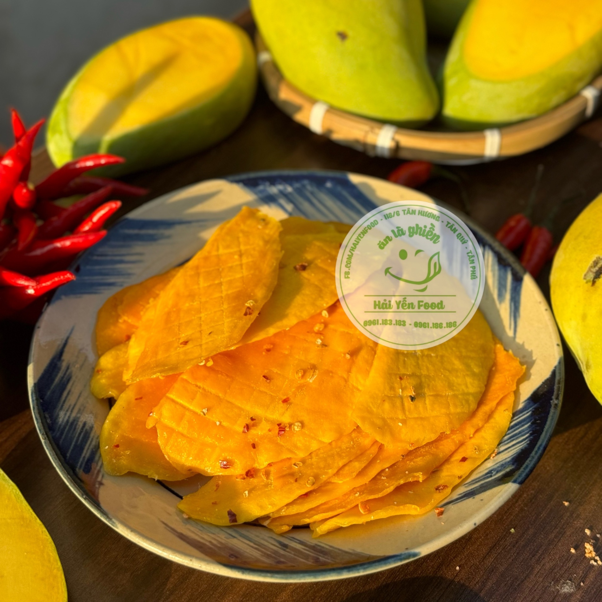 Xoài cát chu sấy cay