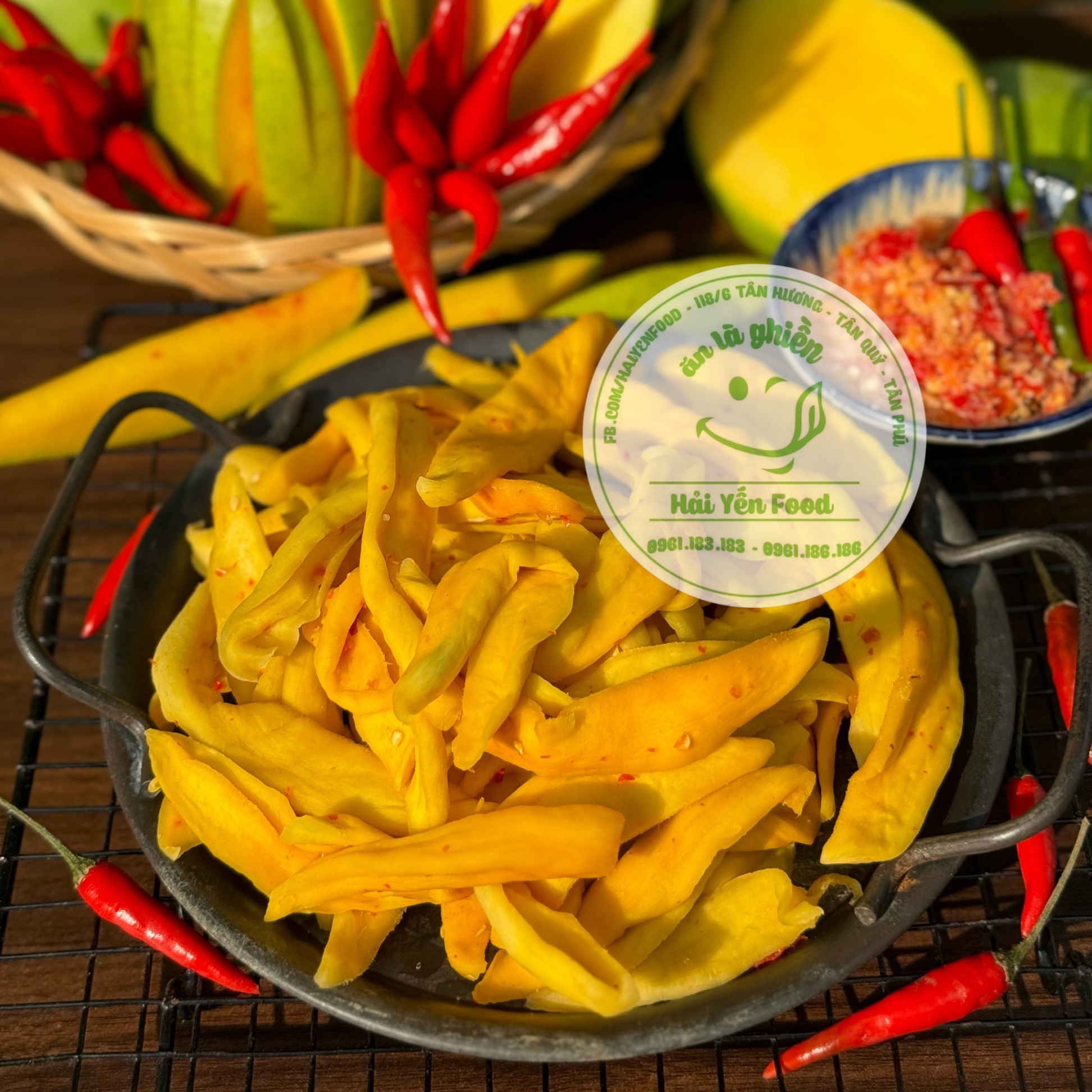 Xoài keo rim muối ớt