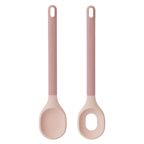 BERGHOFF, LEO, BỘ DỤNG CỤ TRỘN, MÚC SALAD, 2 CHIẾC, MÀU HỒNG