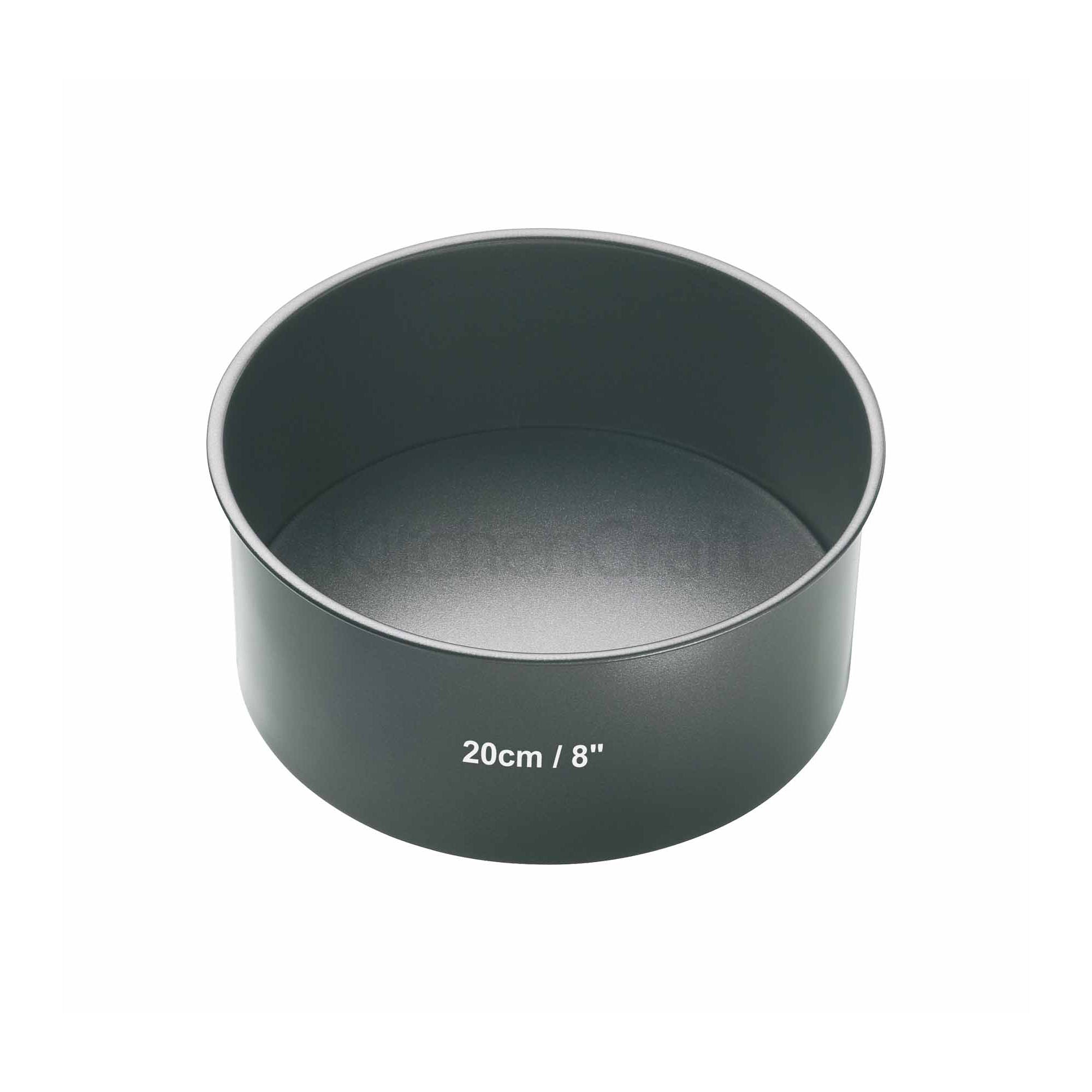 KITCHEN CRAFT, MC, KHUÔN TRÒN, THÀNH SÂU, ĐẾ RỜI, 20 CM, MÀU ĐEN