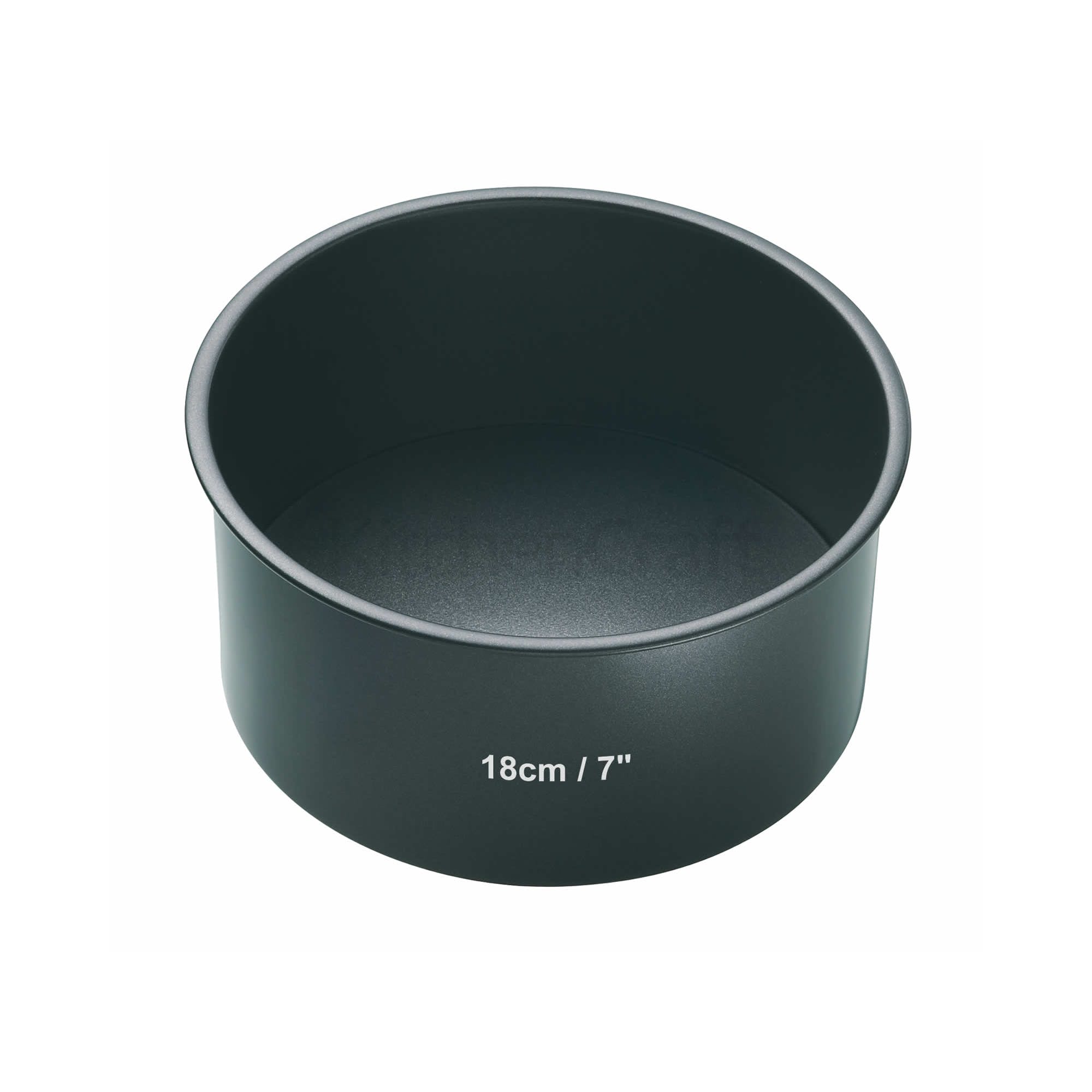 KITCHEN CRAFT, MC, KHUÔN TRÒN, THÀNH SÂU, ĐẾ RỜI, 18 CM, MÀU ĐEN