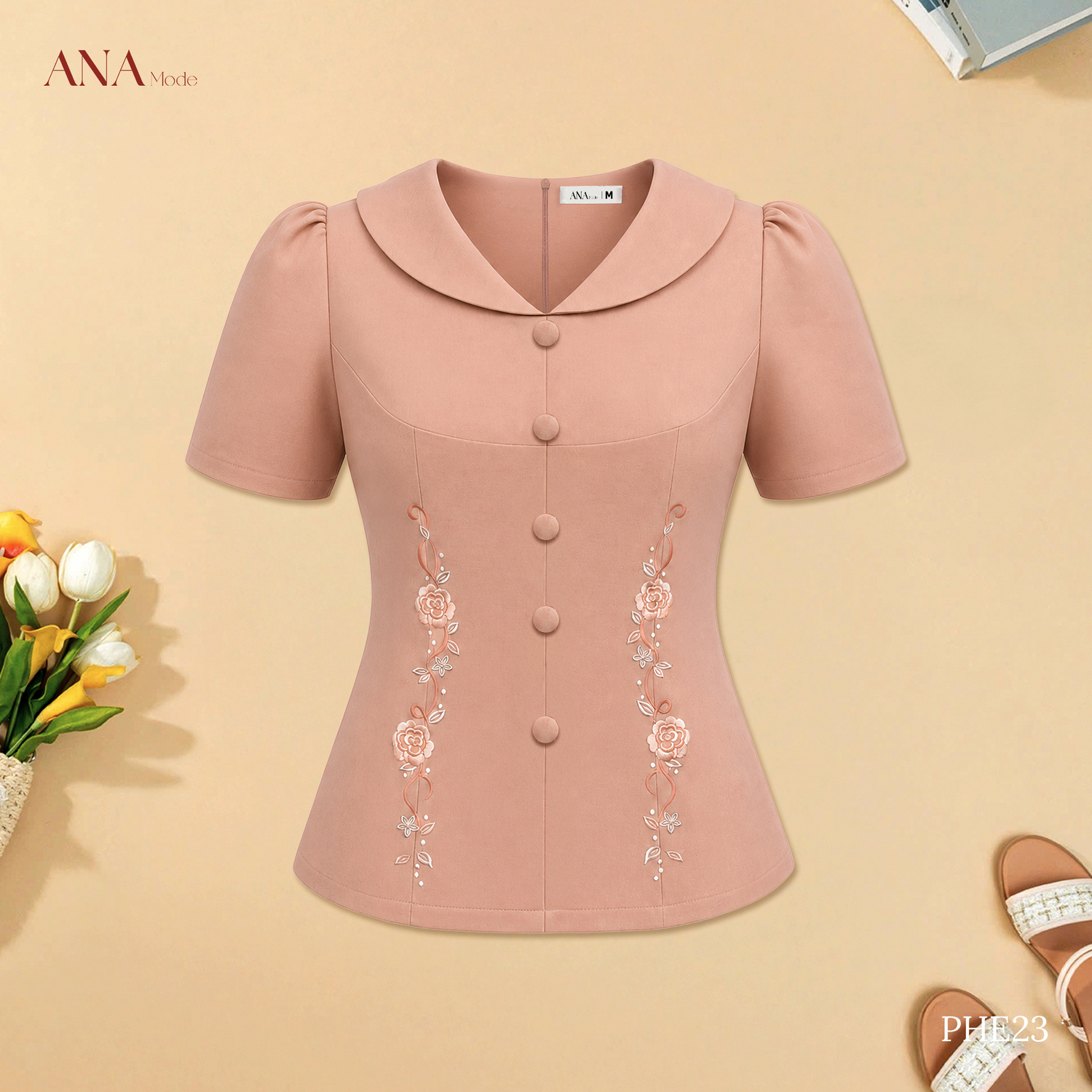 Áo Kiểu Peplum Bố Xược Thanh Lịch AK26PHE23