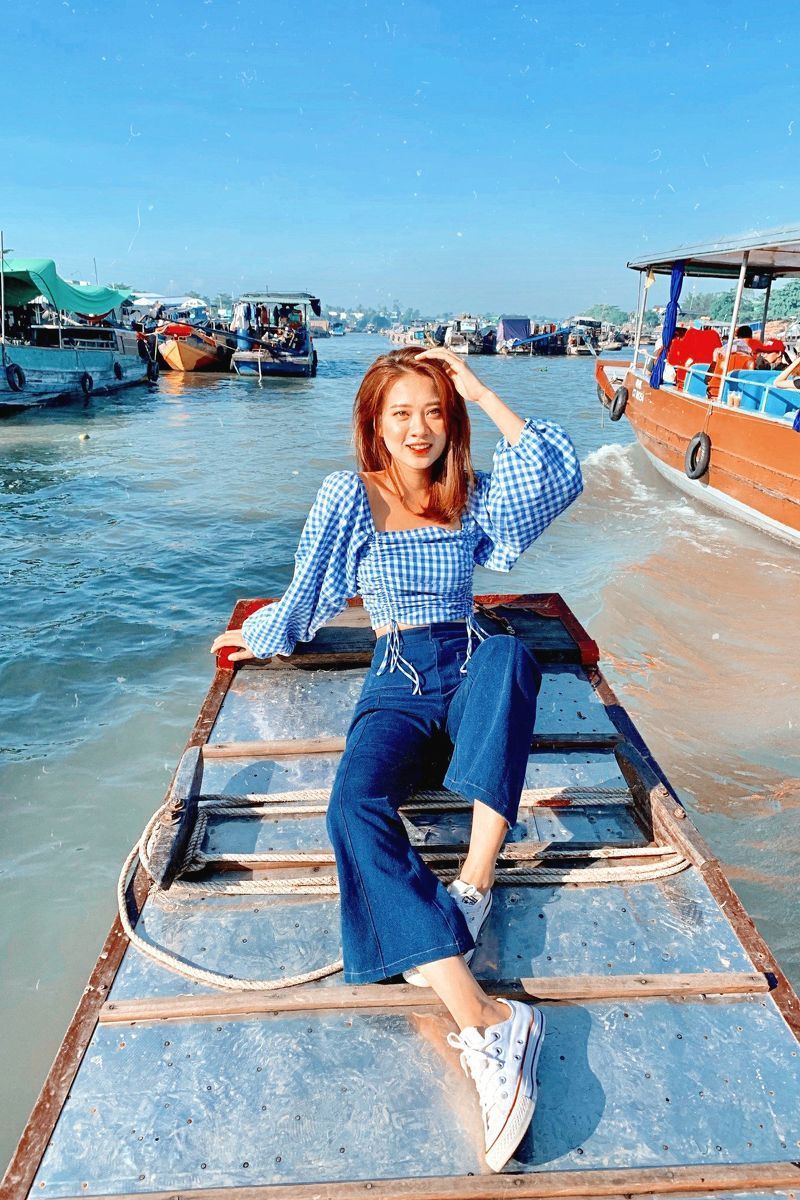 Croptop tay phồng