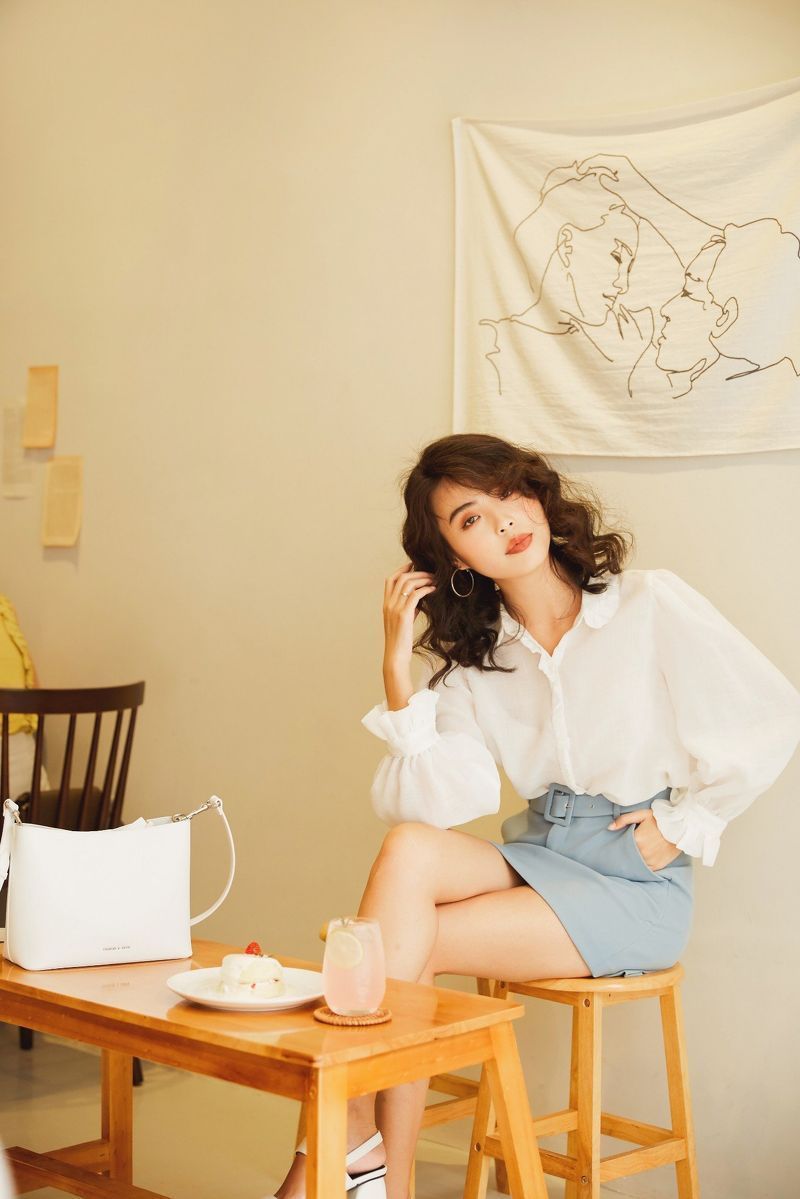 Sơ mi phối kiểu