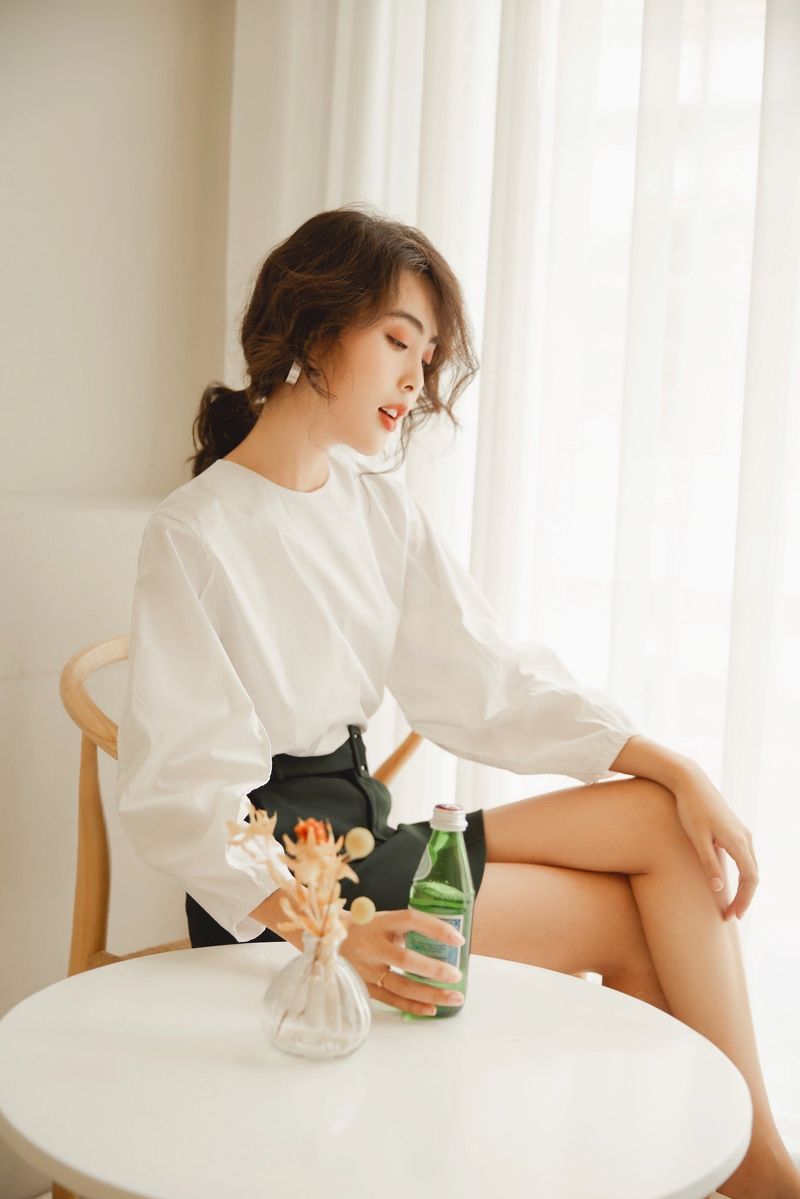 Áo kiểu tay phồng