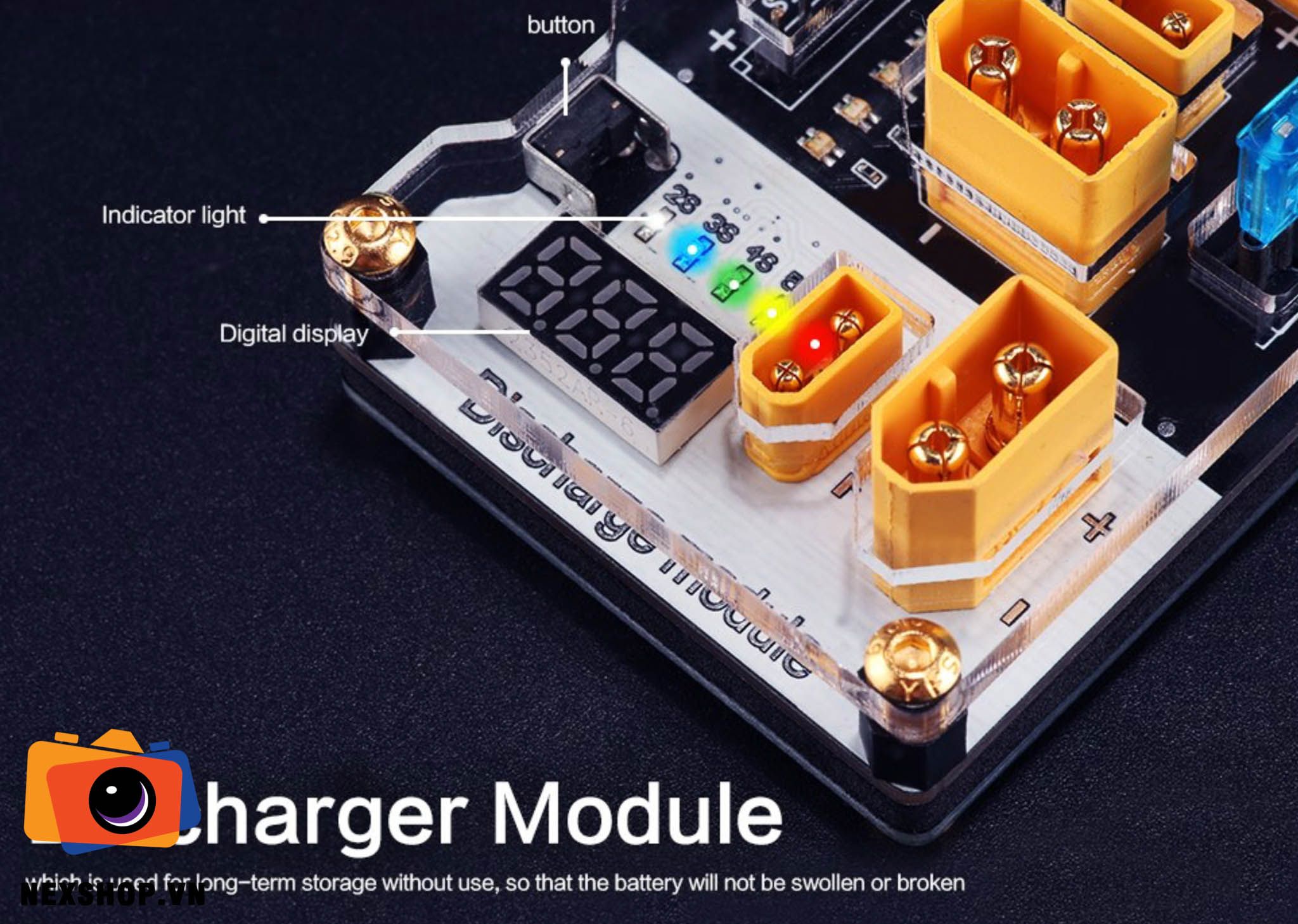 HGLRC Thor Lipo Battery Balance Charger Board Pro 40A XT60 XT30 Plug 2