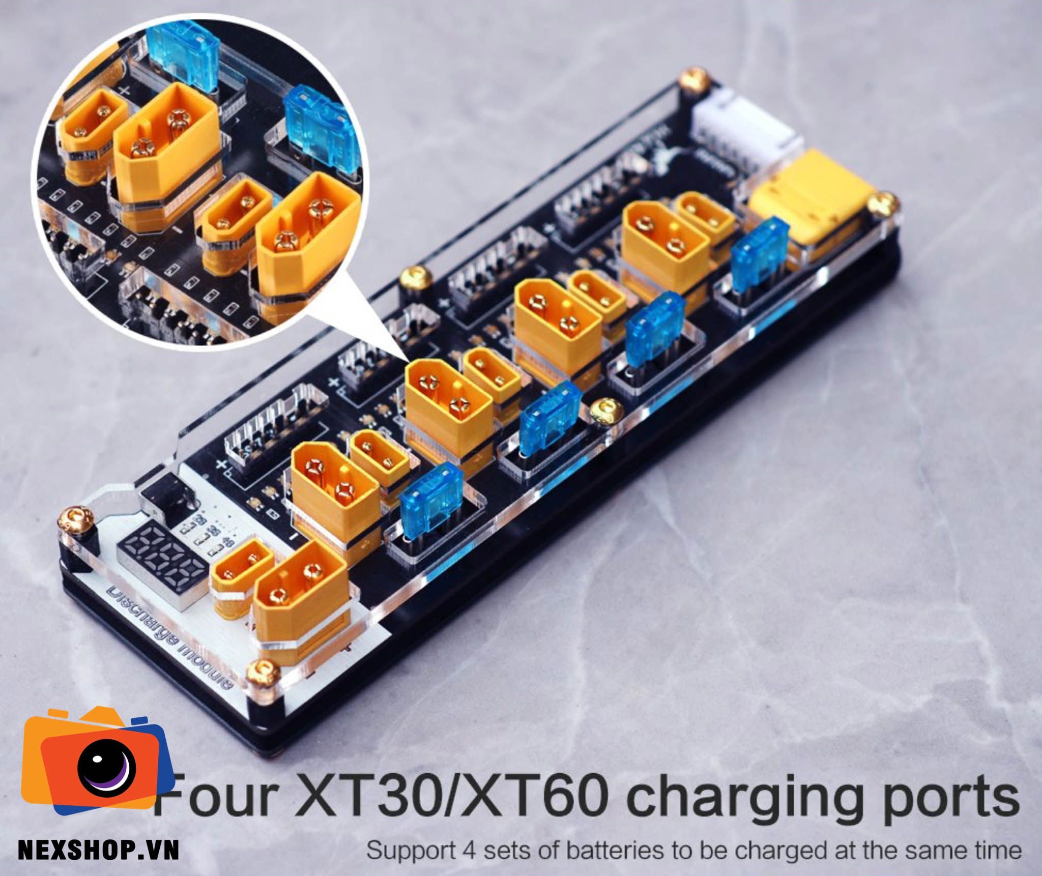 HGLRC Thor Lipo Battery Balance Charger Board Pro 40A XT60 XT30 Plug 2