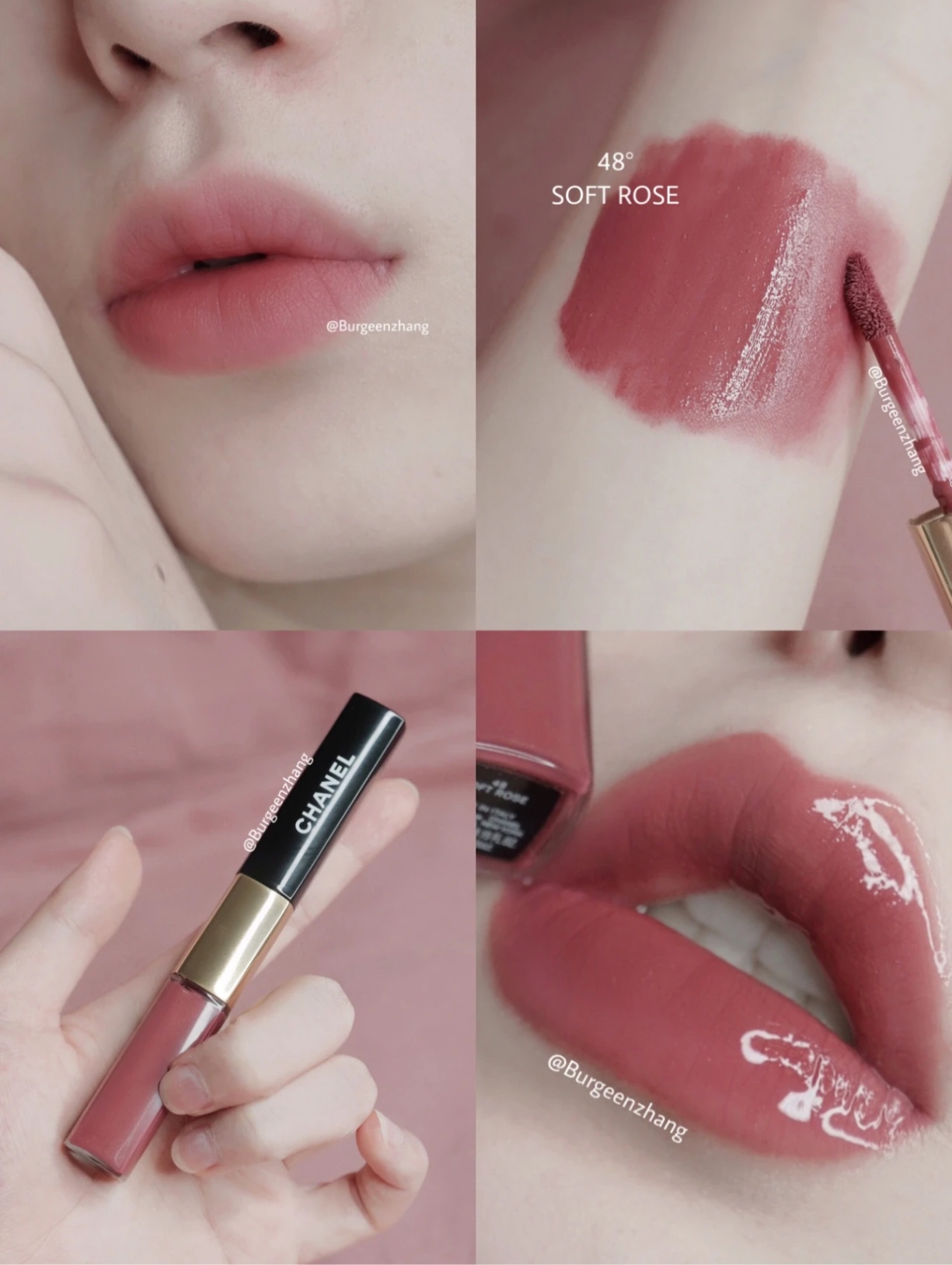 CHANEL LE ROUGE DUO 48 SOFT ROSE LE ROUGE DUO ULTRA TENUE Ultra
