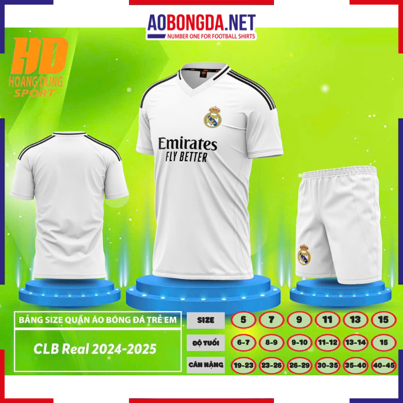 CLB Real Trẻ Em 24-25 HD