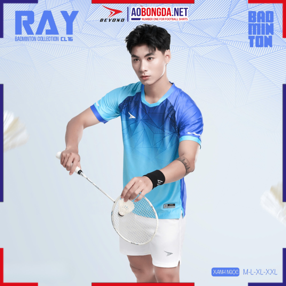Áo Cầu Lông Beyono CL16 Nam - Xanh Ngọc - XXL