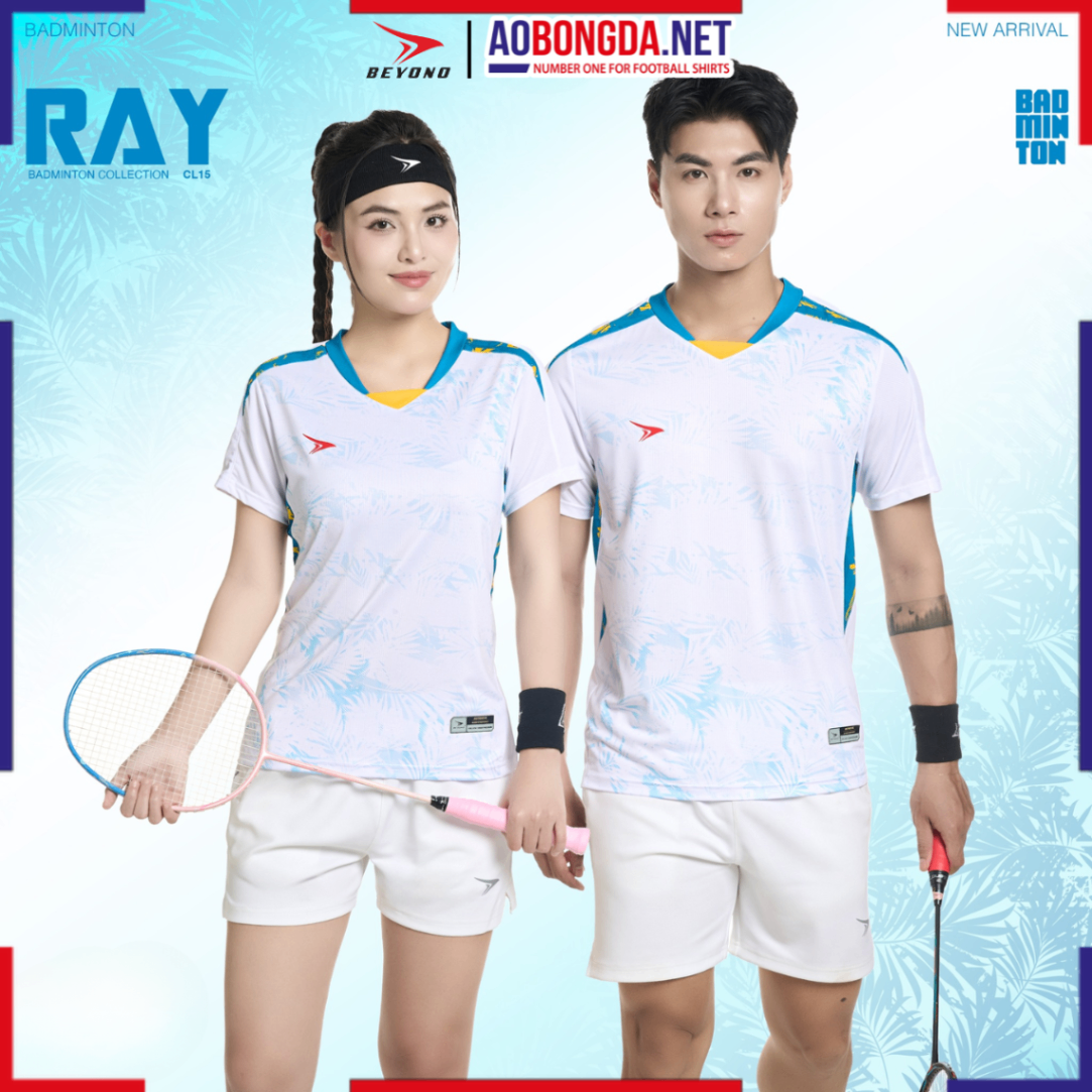 Áo Cầu Lông Beyono Ray CL15 Nam - Trắng - XXL