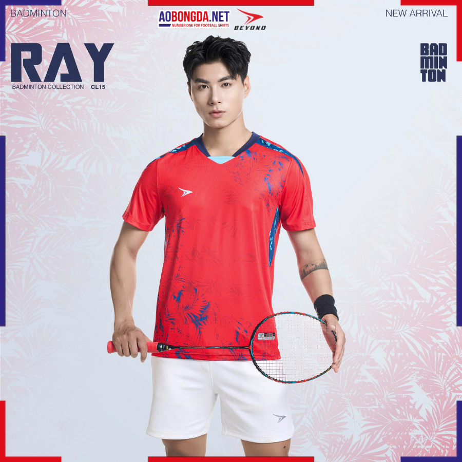 Áo Cầu Lông Beyono Ray CL15 Nam - Đỏ - XXL