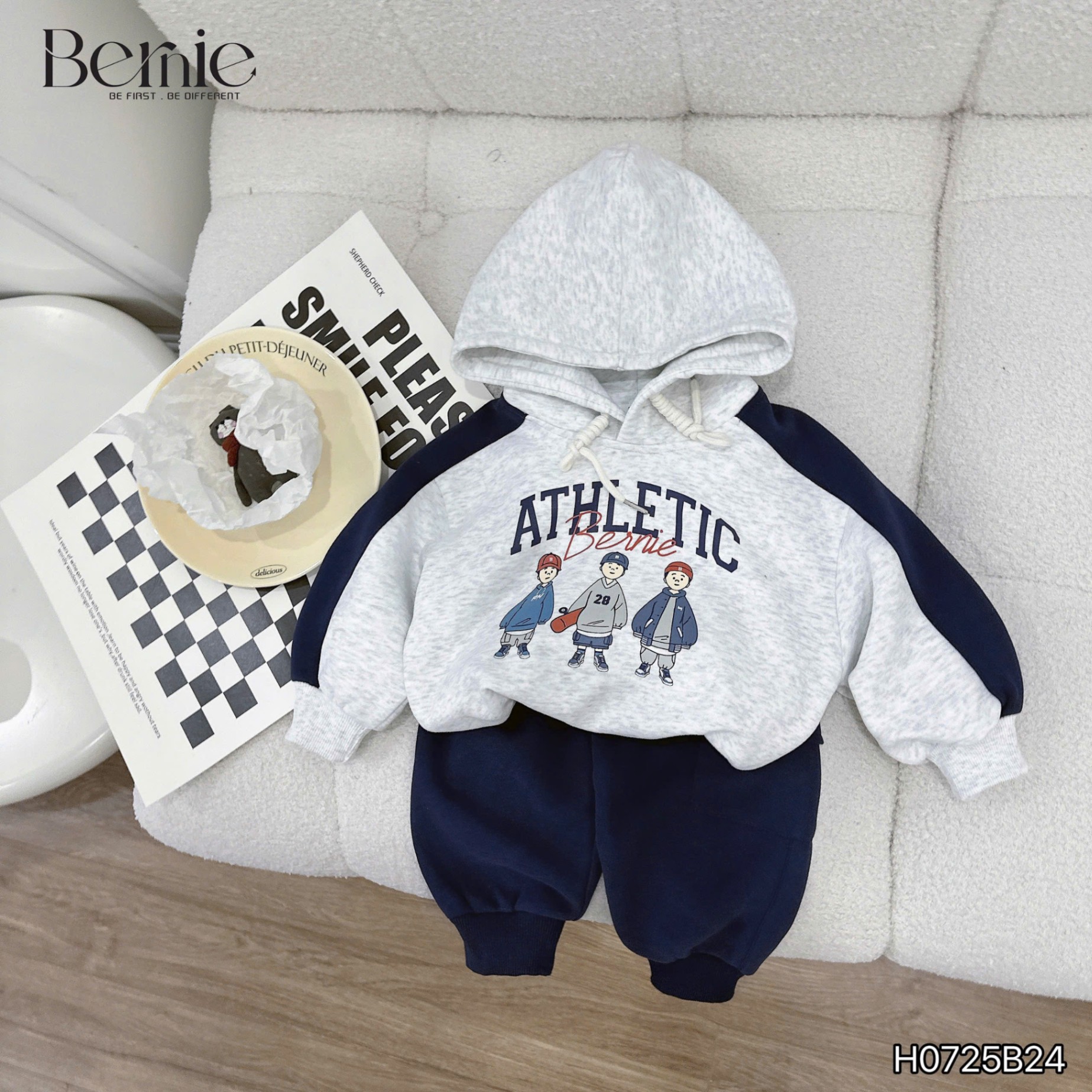 Bộ hoodie athletic (80-130)