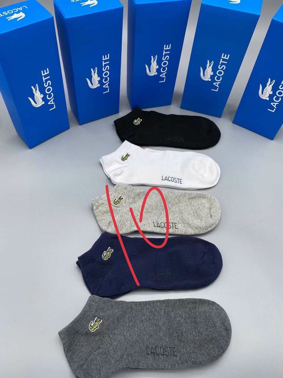 TẤT HỘP LACOSTE.