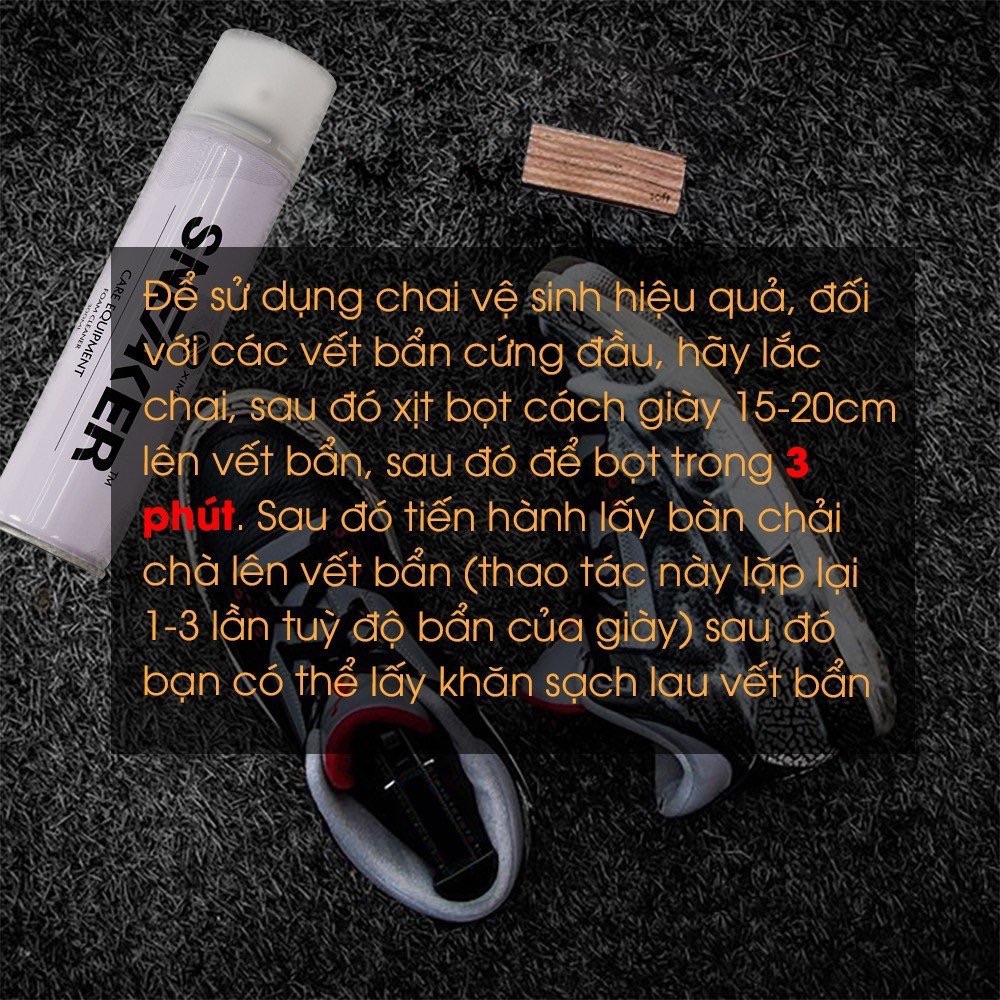 Chai vệ sinh giày XIMO Sneaker Basic 300ml