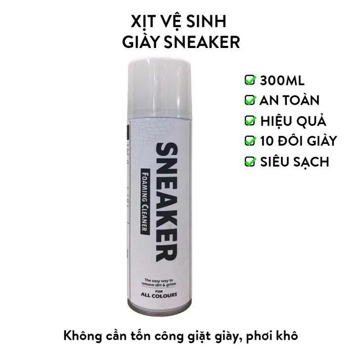 Chai vệ sinh giày XIMO Sneaker Basic 300ml