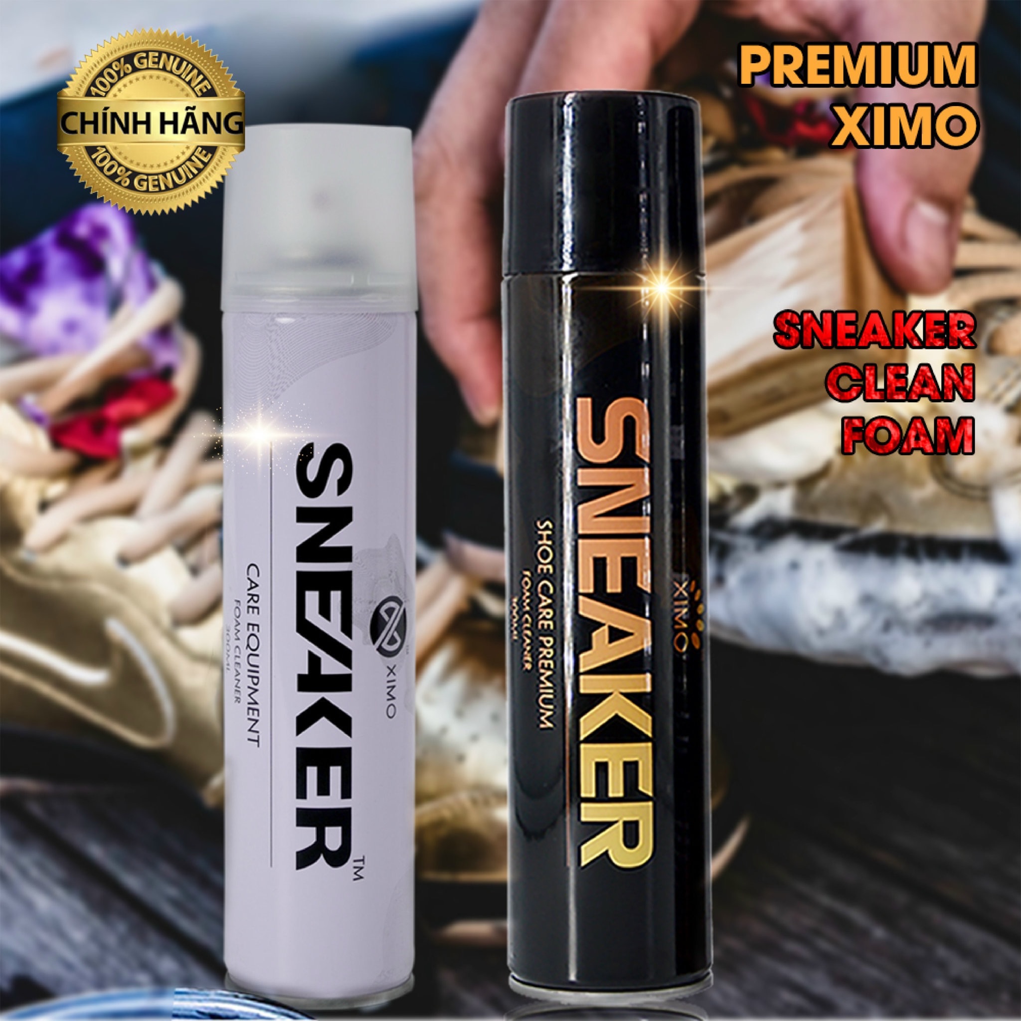 Chai vệ sinh giày XIMO Sneaker Basic 300ml