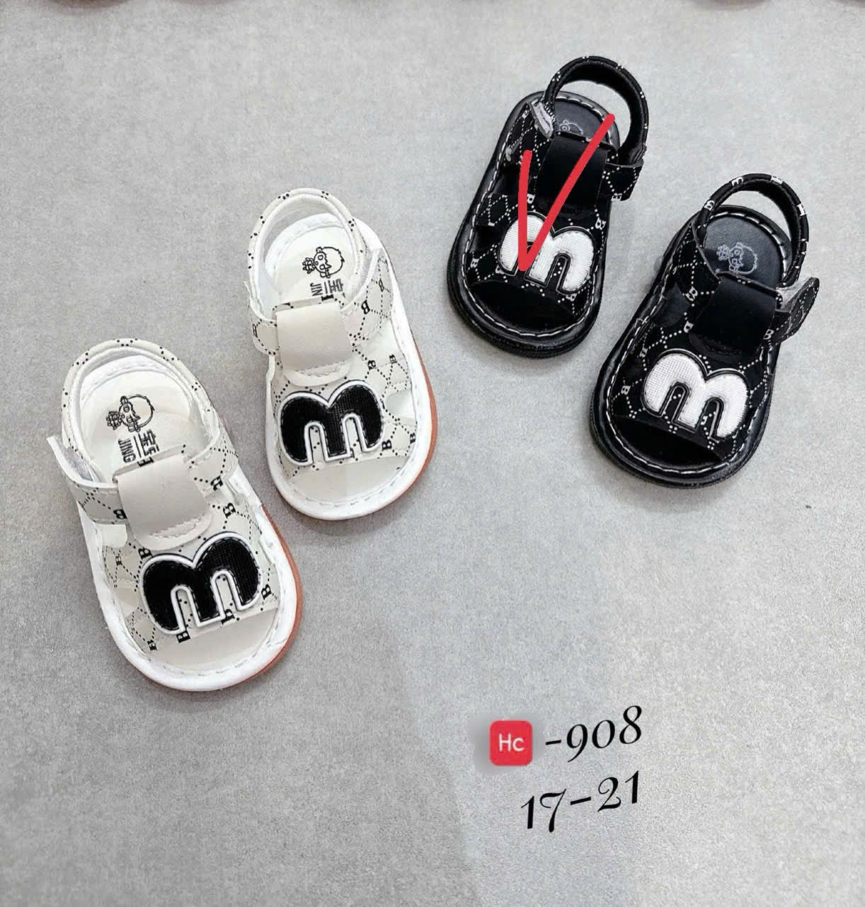Sandal trẻ em 908(17-21)DEN