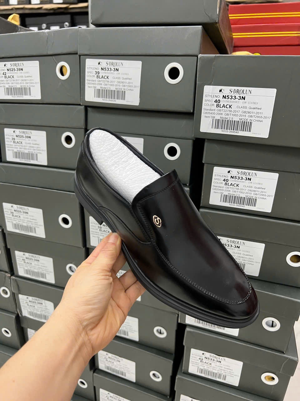 Giày nam Sdrolun N533-3NDEN
