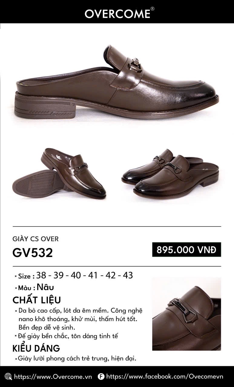 Sục nam Overcome GV532NAU