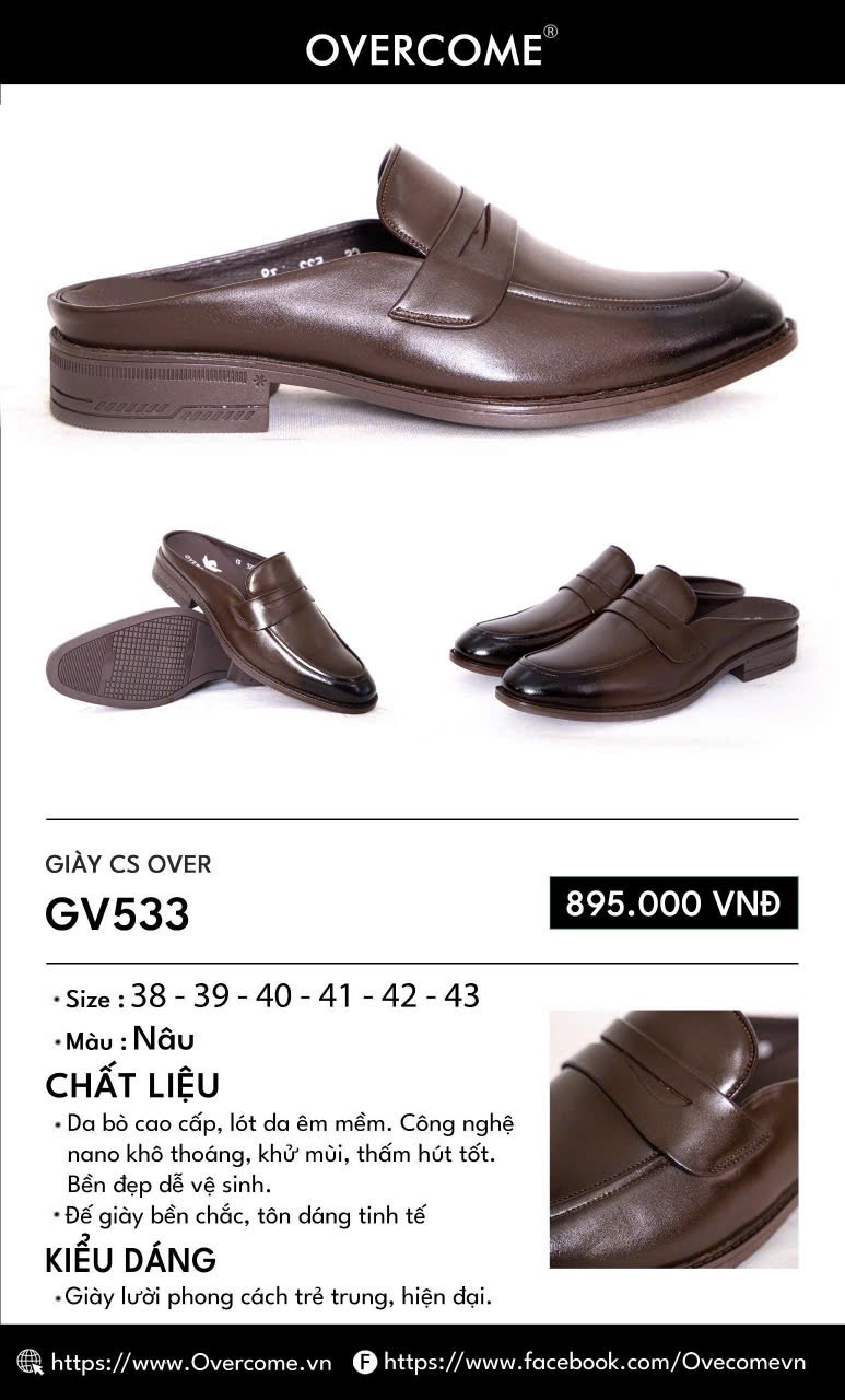 Sục nam Overcome GV533NAU