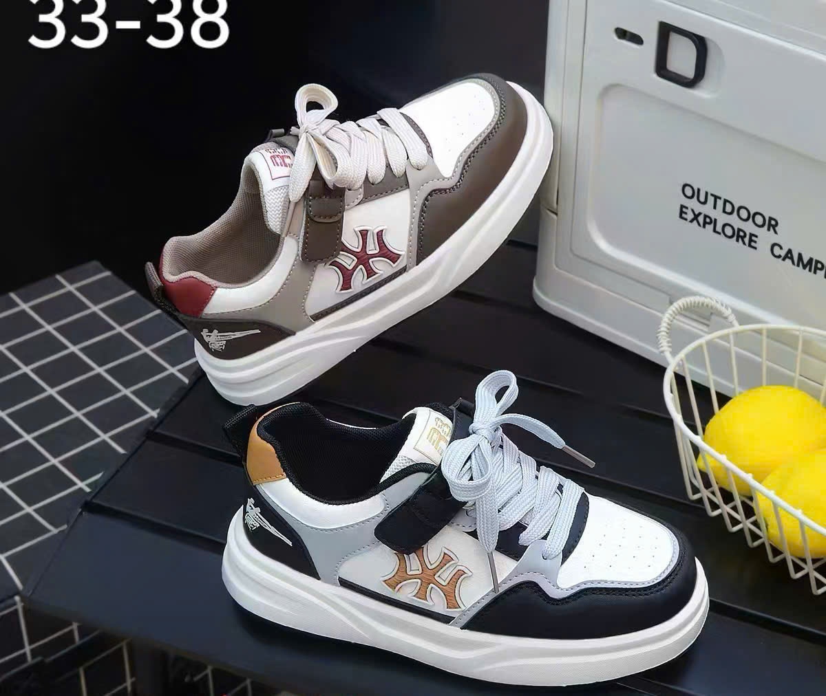 Giày TE G83(33-38)NAU
