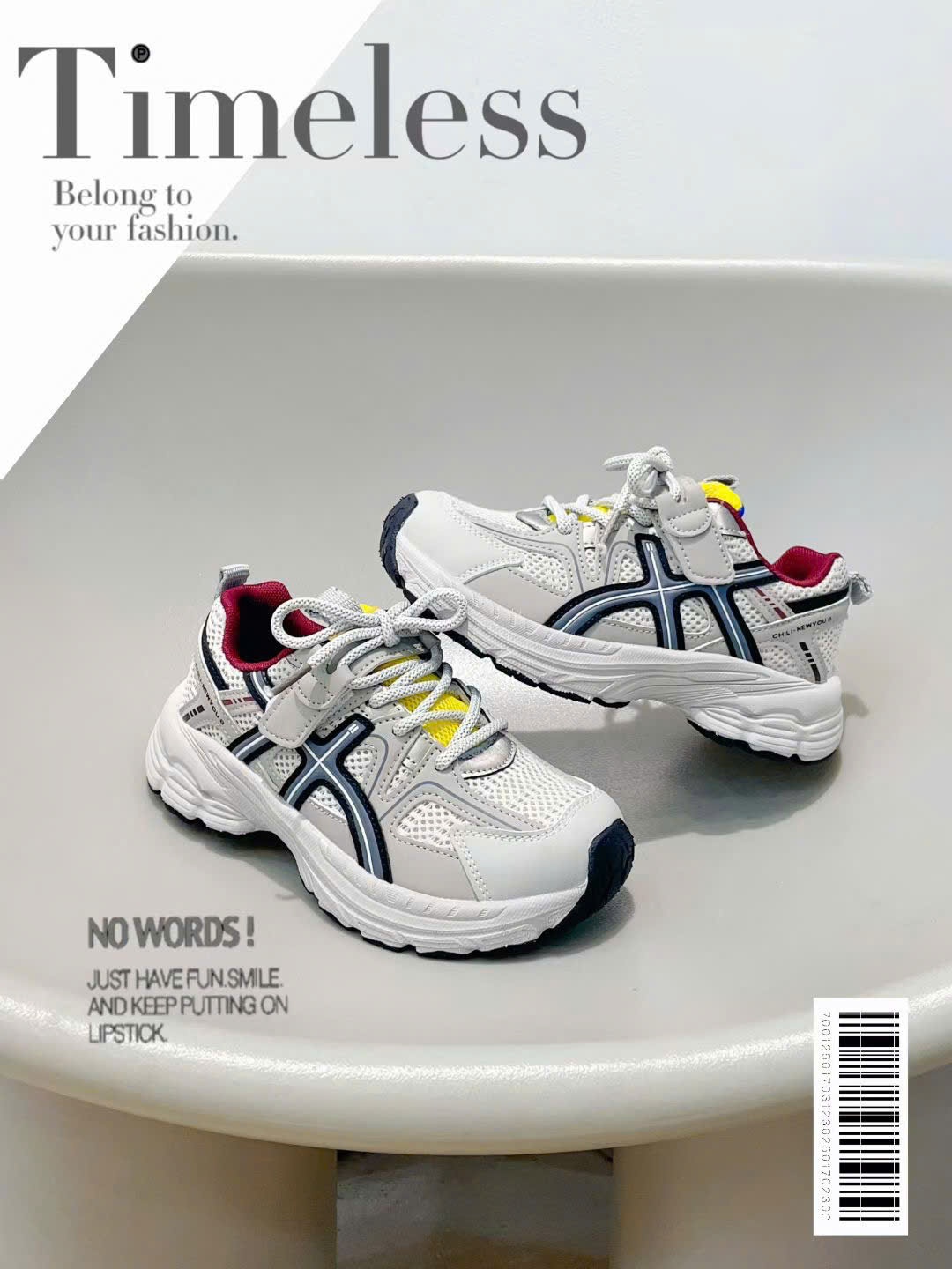 Giày TE 5851(32-37)XAM