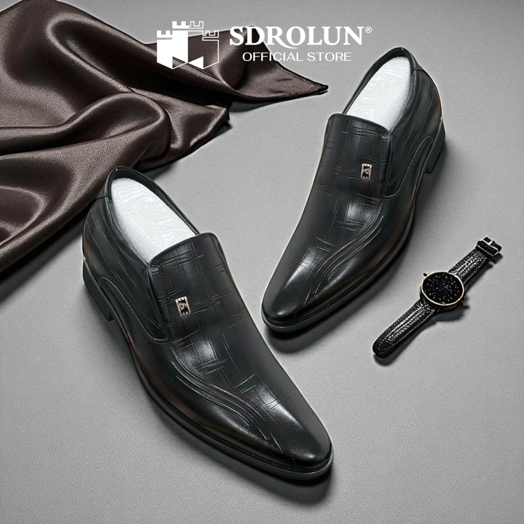 Giày nâng đế SDROLUN NG230-138NDEN
