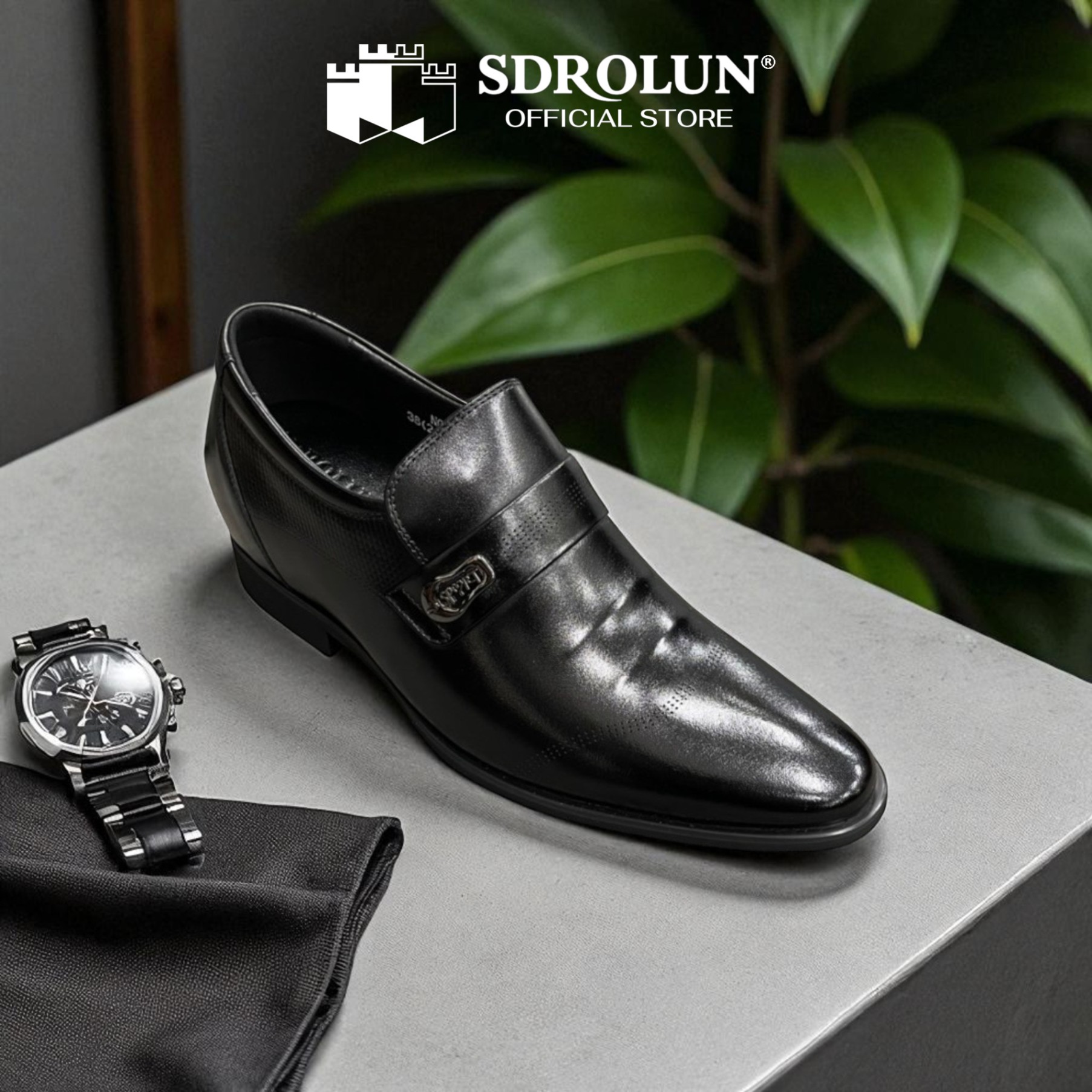 Giày nâng đế SDROLUN NG230-71DEN