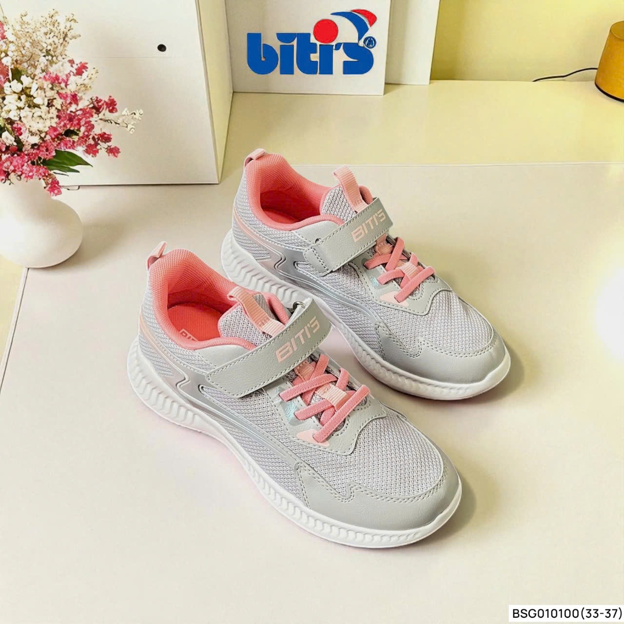 Giày thể thao BITIS BSG010100(33-37).XAM